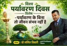 विश्व पर्यावरण दिवस विशेष -पर्यावरण के बिना तो जीवन संभव नहीं है