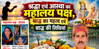 श्रद्धा एवं आस्था का महालय पक्ष, श्राद्ध का महत्व एवं श्राद्ध की तिथियां