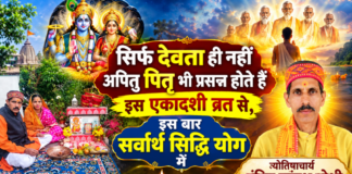 सिर्फ देवता ही नहीं अपितु पितृ भी प्रसन्न होते हैं इस एकादशी व्रत से, इस बार सर्वार्थ सिद्धि योग में